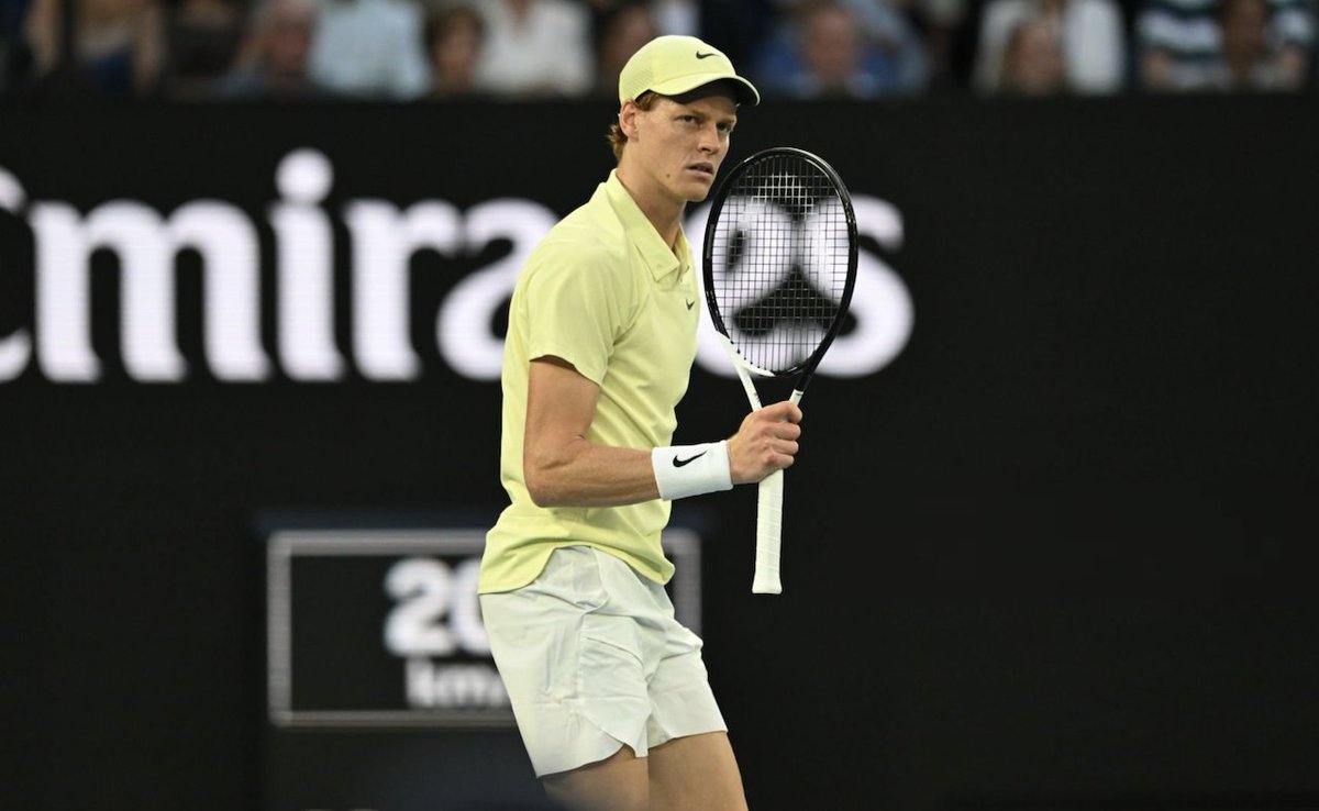 CHAMPION AGAIN!

World #1 Jannik Sinner defeats #2 Alexander Zverev 6-3, 7-6(4), 6-3 to defend his #AusOpen title. No break points faced.

3rd Grand Slam title - in the last 5.
21 consecutive wins
14 consecutive wins at the AO
14 consecutive wins at Slams

Best in the world.