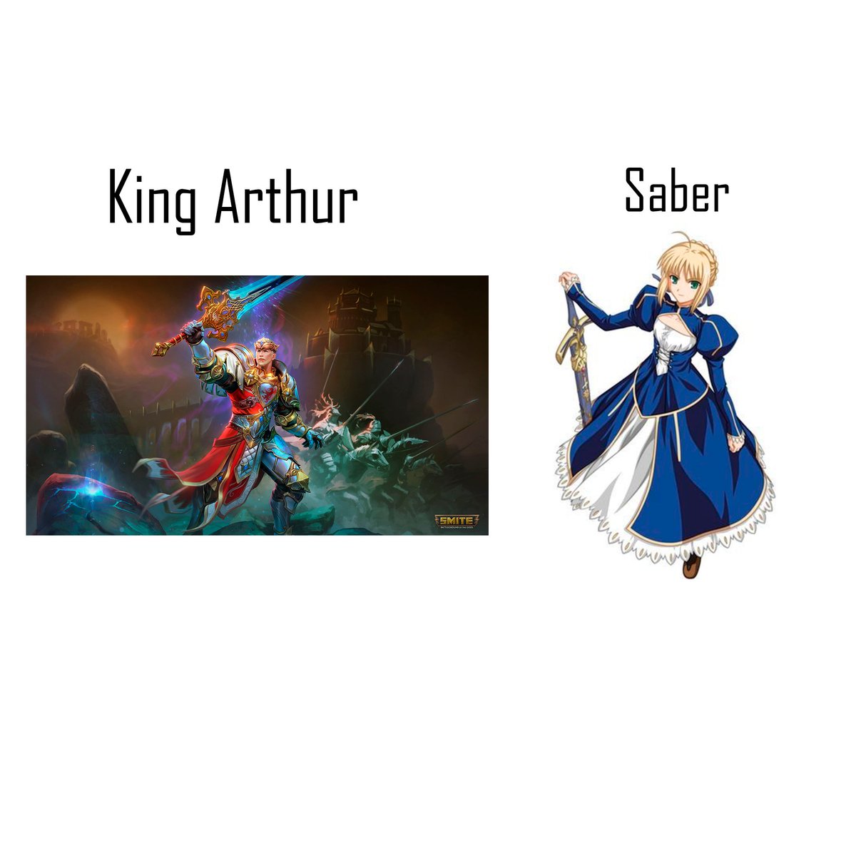 BlueMan_316's tweet photo. Please @HiRezStudios @SMITEGame make this possible as a crossover #smite2 #smite #fate #FateGO #FateGrandOrder #FateStayNight https://t.co/JlAq8eCDzF