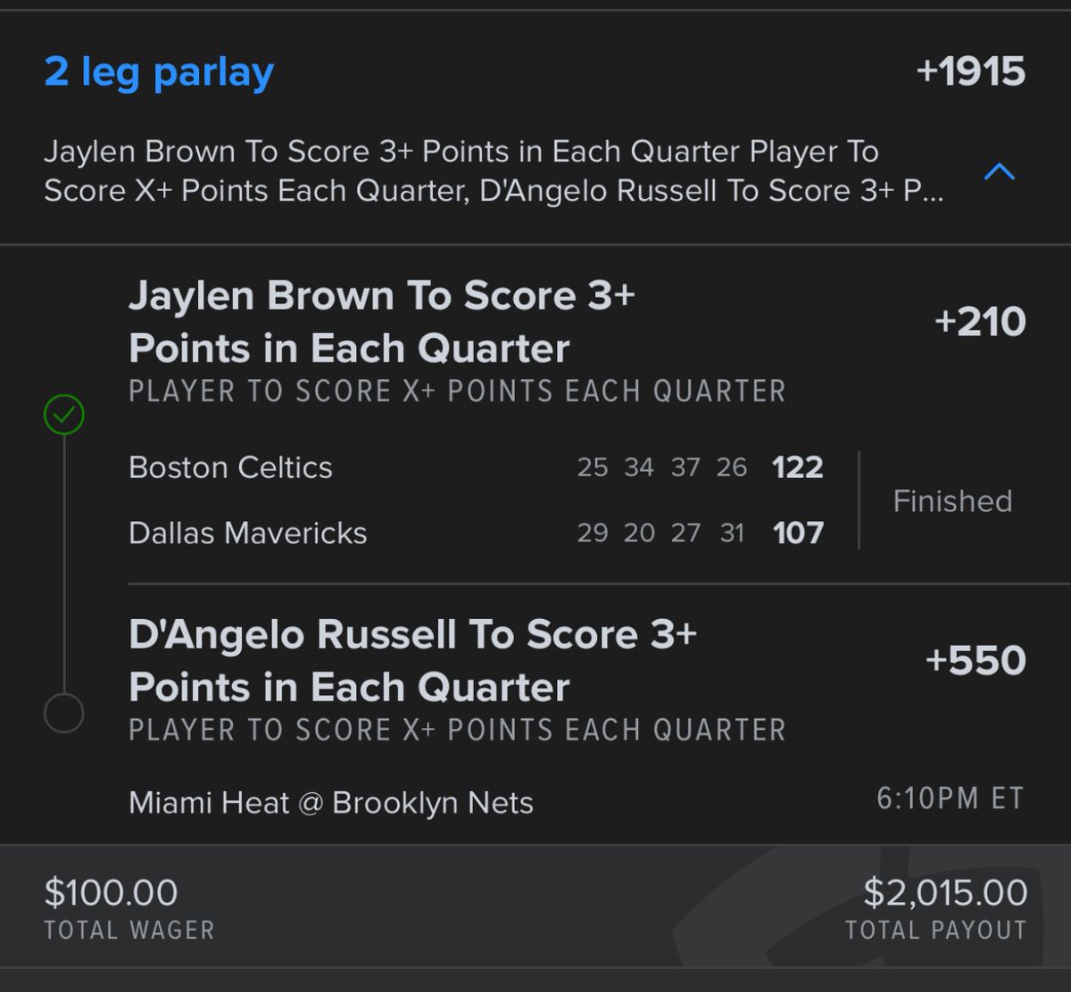 Deltonnnn's tweet photo. @BrooklynNets you clowns sat the best player in the 4th to blow my ticket…

@Dloading keep hoopin bra.. they just trying to get trade value for them gleague bums on the squad. 

@FDSportsbook https://t.co/aNwg9h1jP2