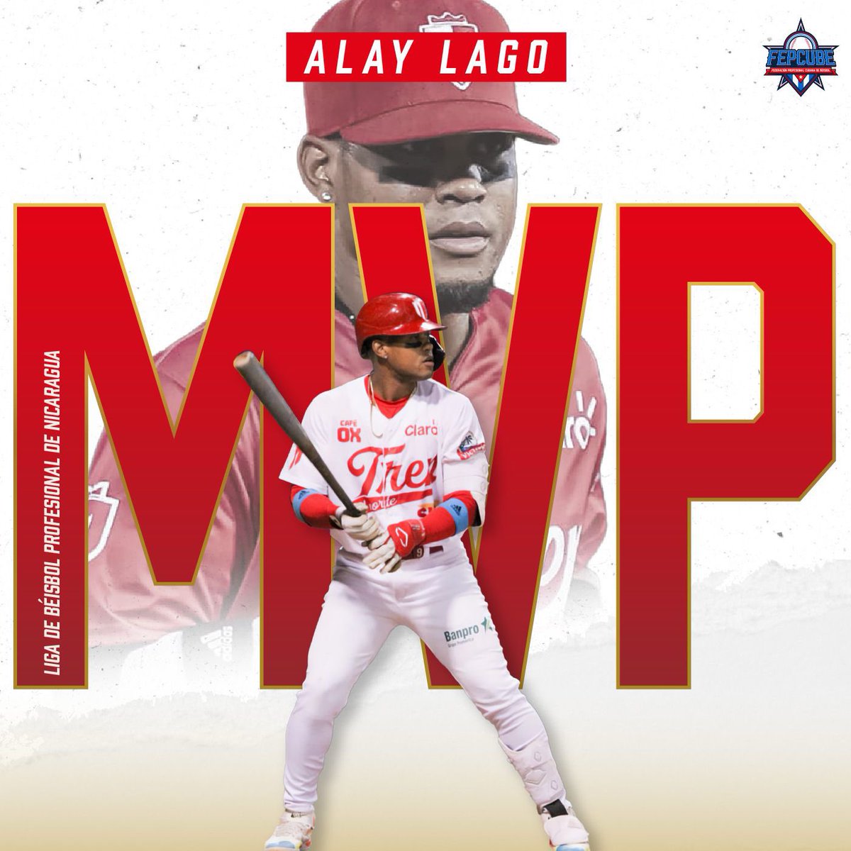 fepcube's tweet image. Muchas felicitaciones a Alay Lago, quien se coronó como MVP de la liga invernal de Nicaragua 👏👏🇨🇺

#orgullocubano #oneteamonedream #todossomoscuba