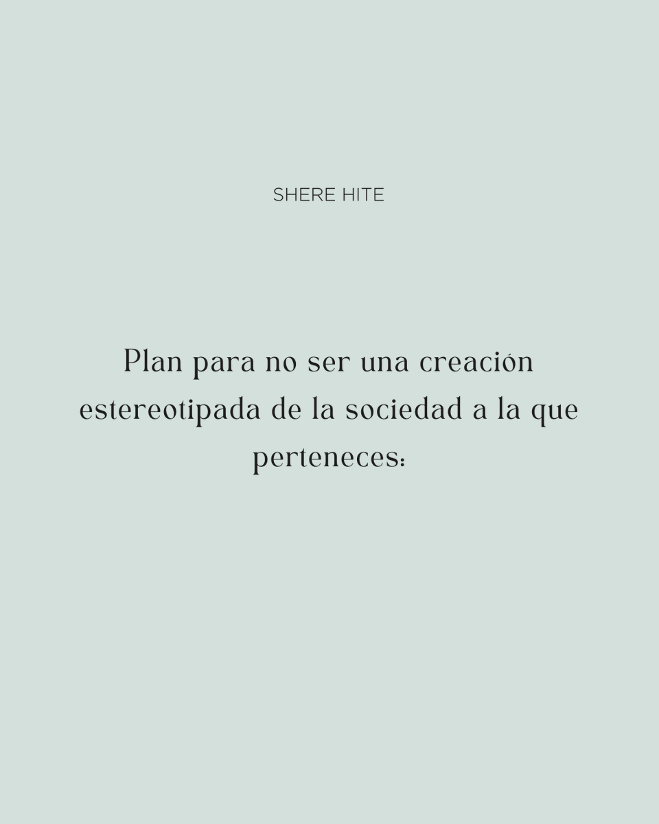 pupamag's tweet photo. Plan para no ser una creaciรณn estereotipada de la sociedad a la que perteneces por Shere Hite https://t.co/0lqhXnfziP
#sherehite https://t.co/MEIP13MG09
