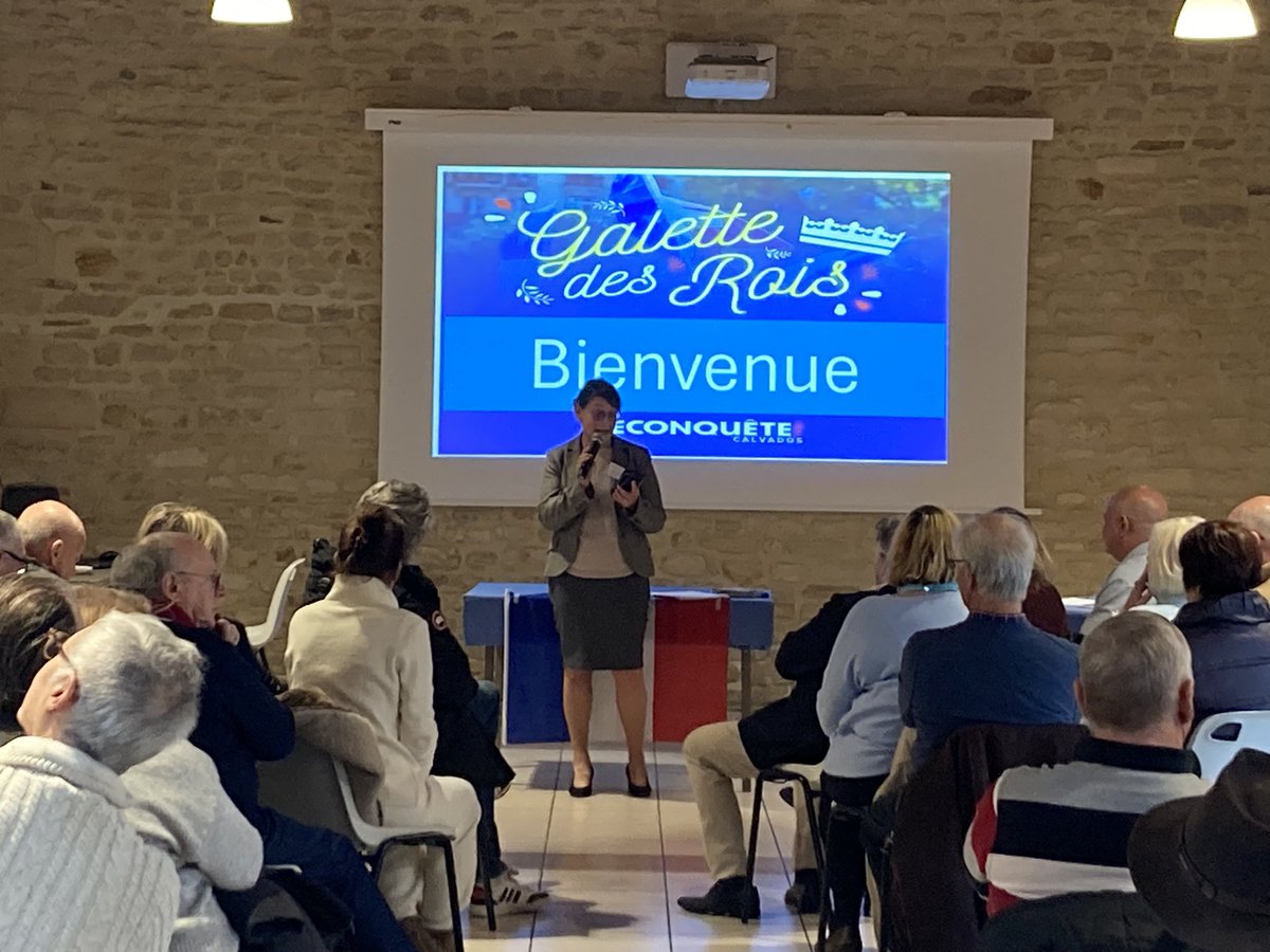 Reconquete14's tweet photo. Aujourd’hui 75 militants ultra-motivés s’étaient réunis à #Courseulles/Mer pour partager la galette et lancer l’année 2025, autour de @PascaleDeutsch et tout le bureau de la fédération @Reconquete_off du #Calvados !
Une très belle ferveur militante prête à faire gagner nos idées! https://t.co/YRpZ9vFrnG