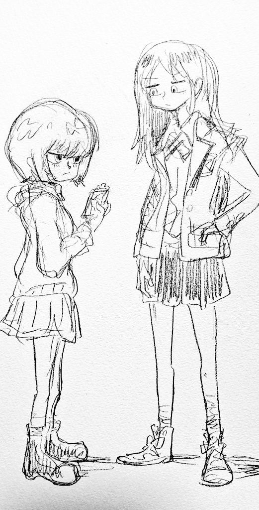 描いててなんだが、いうほどジト目はしてなかったような気もする 