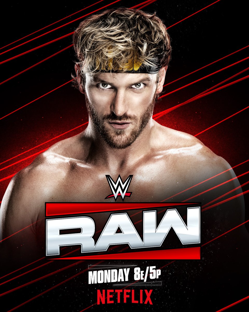 WWE's tweet photo. #RawOnNetflix welcomes the arrival of @LoganPaul tomorrow night!

📍 ATLANTA
🎟️ https://t.co/6ZjlBGfaaJ
▶️ https://t.co/DxFacHtazz https://t.co/tpM4m6GK07