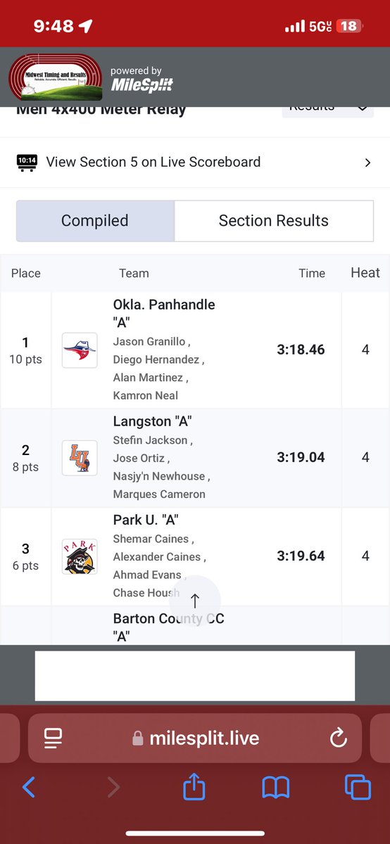 marqdcam's tweet photo. Took down a 17 year old record in the indoor 400 meter dash. Previously ran 49.12 by Akeem LaVoll in 2008, now it stands at 49.05. More work to be done! #LUTRK #LangstonSports https://t.co/qKeVFYqMu8