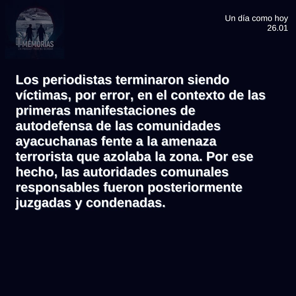 Memorias Para no Olvidar (@memorias_no) / Posts / X