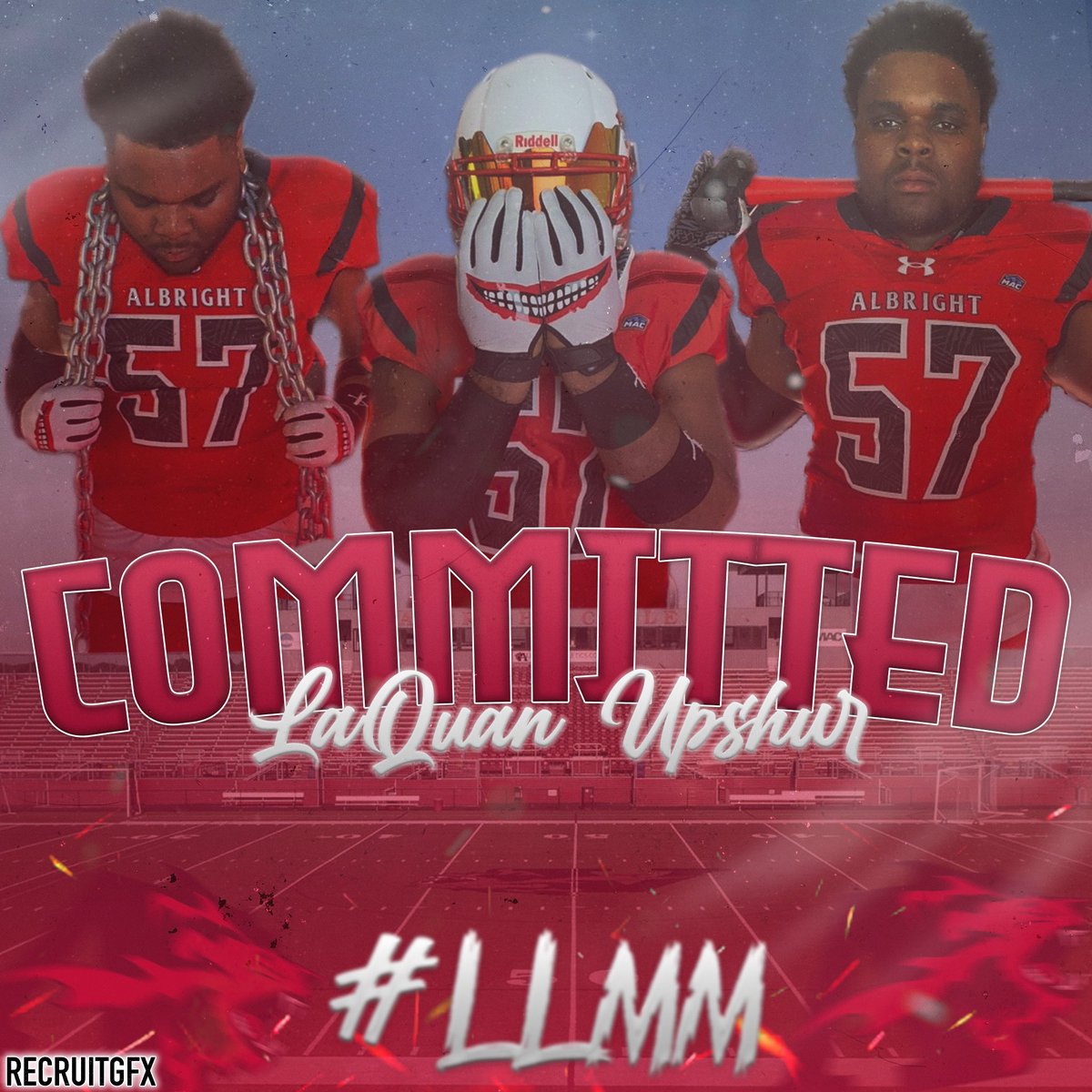 Mustangs Nation, let’s congratulate our very own, Laquan Upshur, on his commitment to continue his education, and play football, at Albright University. Da Stable, is so proud of you. Let’s go!!!! #DaStable #SaddleUp #BrickByBrick <a href="/quanupshur25/">LaQuan Upshur</a> <a href="/TanardoSharps/">Tanardo Sharps</a>