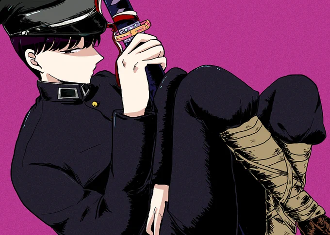 学ラン(詰襟)一番描いたのは共同創作やってるときだな…(5年くらい描きまくってコミティアにも出た)