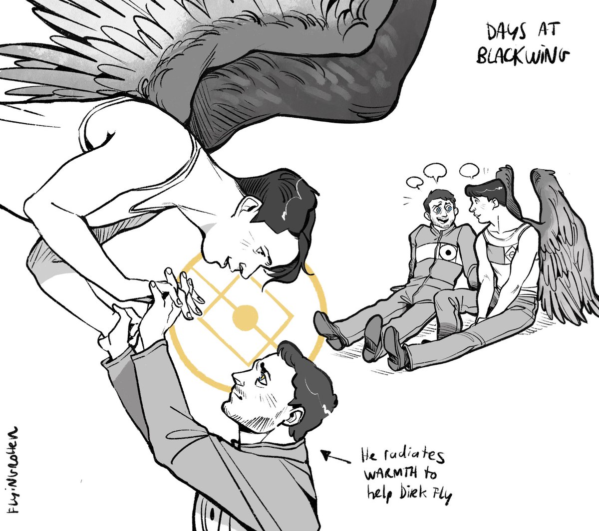 Icarus and Helios
A Dirk Gently AU 💛
(More details under that post) 