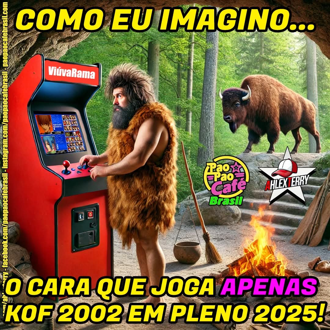 AhlexTerry's tweet image. Foi mal, galera! 

Jogar KOF 2002 = OK!
Jogar apenas o KOF 2002 = 😆

#KOF2002 #kof #arcade #Fightcade #SNK #fliperama