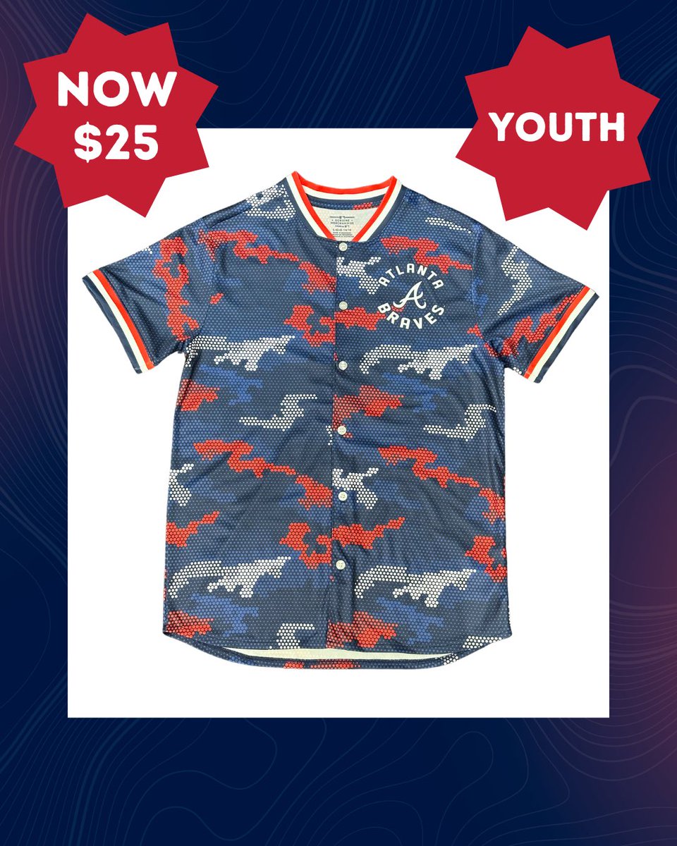 bravesthreads's tweet image. We are open 11-6 today with new markdowns! These items and more on sale!! Free parking for 2 hours in the Red Deck at @BatteryATL!