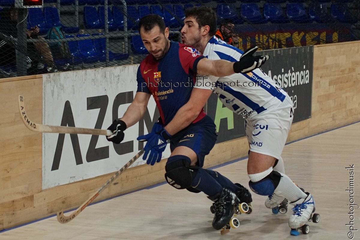 Photojordimusik's tweet photo. Fotos @FCBhoquei - @AlcoyPas #ParlemOKLiga #hoqueipatins #hoquei #hockey #hockeypatines #oklliga #okliga #rinkhockey #PalauBlaugrana #FCBhoquei #fcb #Barça #Barcelona #ForçaBarça #Alcoi #Alcoy #Alcodiam #PASAlcoi https://t.co/zi50H0sSnG https://t.co/lKFPDrVFIN