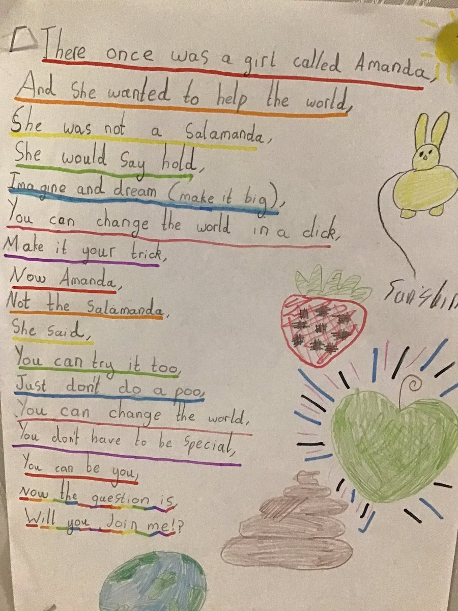 YaxhamPrimary's tweet photo. Writing to inspire change based on our whole school text Change Sings. Thank you @TheAmandaGorman @lorenlong @theliteracytree for the inspiration! https://t.co/hweEThjJyz