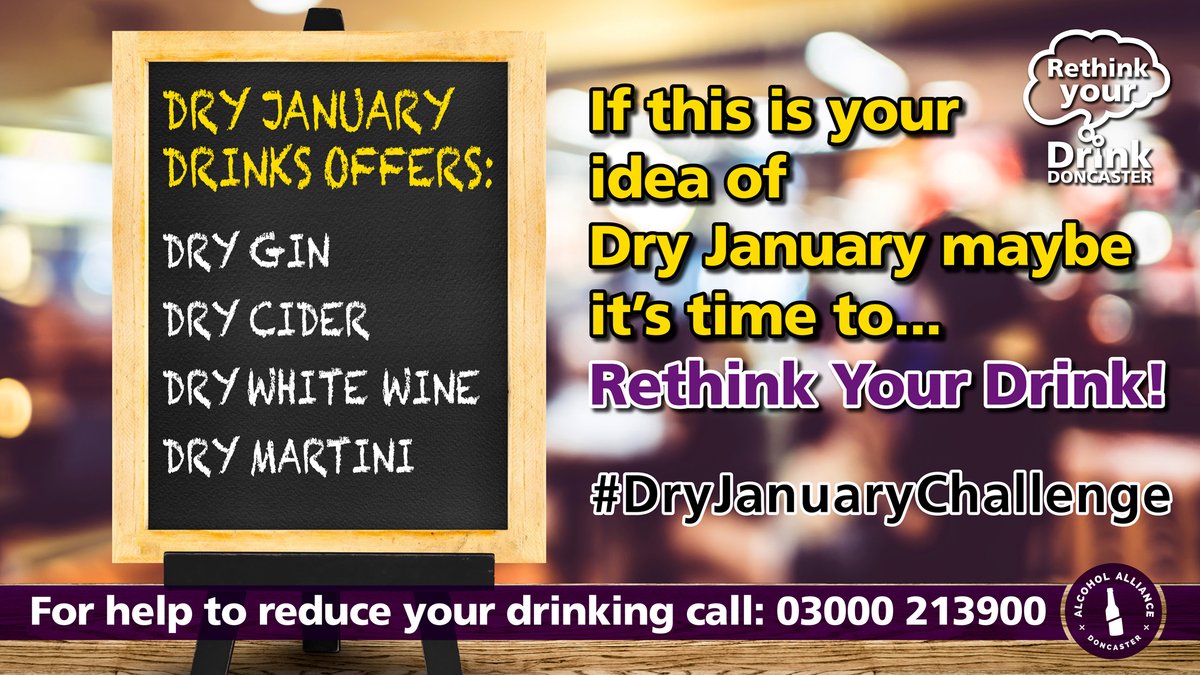 rdash_nhs's tweet photo. Not doing #dryjanuary ? Is it time to start and #RethinkYourDrink ? If yes call us for advice on cutting back on: 03000 213900 @Aspire_Recovery @MyDoncaster @social_sober @RDaSH_NHS #NHS
@MyDoncaster https://t.co/6ui49DAYDd