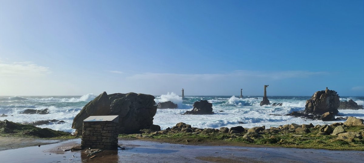 Aujourd'hui, pointe de Pern. "Calme" malgré tout.