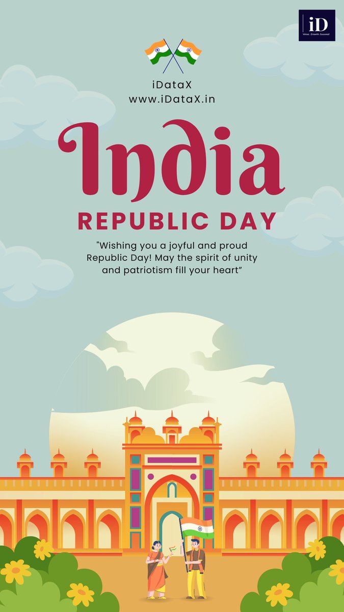 idataxIn's tweet photo. #HappyRepublicDay #iDataX #HRD2025 #IndiaRepublic https://t.co/9OXazf2MpM