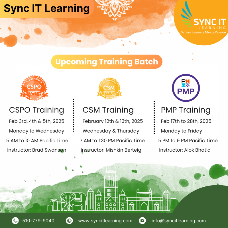syncitlearning's tweet image. 🎉 Happy Republic Day! 🇮🇳
To all aspiring professionals, take a step towards success with IT Certifications &amp;amp; Training from Sync IT Learning.

💻 Upskill today for a brighter tomorrow!

✨ Let’s build a stronger future together! ✨

#RepublicDay #SyncITLearning #ITCertifications