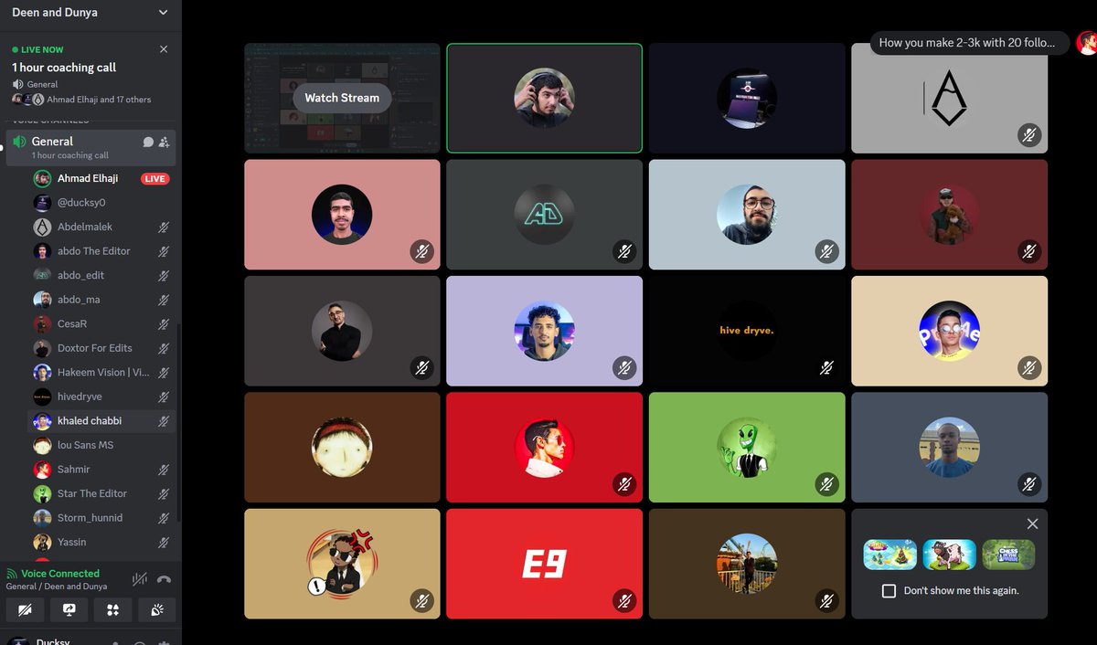 bileldida0's tweet image. Just had one of the best calls with @ahmadelhajii! 

He generously shared his knowledge without hesitation all for free!

If you&apos;re Muslim, make sure to join the server! 🌙
