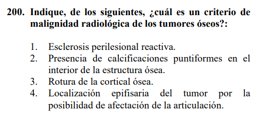 ojedathies's tweet photo. Pregunta 200: La rotura de la cortical es signo de agresividad radiológica (Respuesta CORRECTA: 3). Os incluyo una tabla del libro de pregrado de referencia de la UCM. https://t.co/zxFIKYU0mA