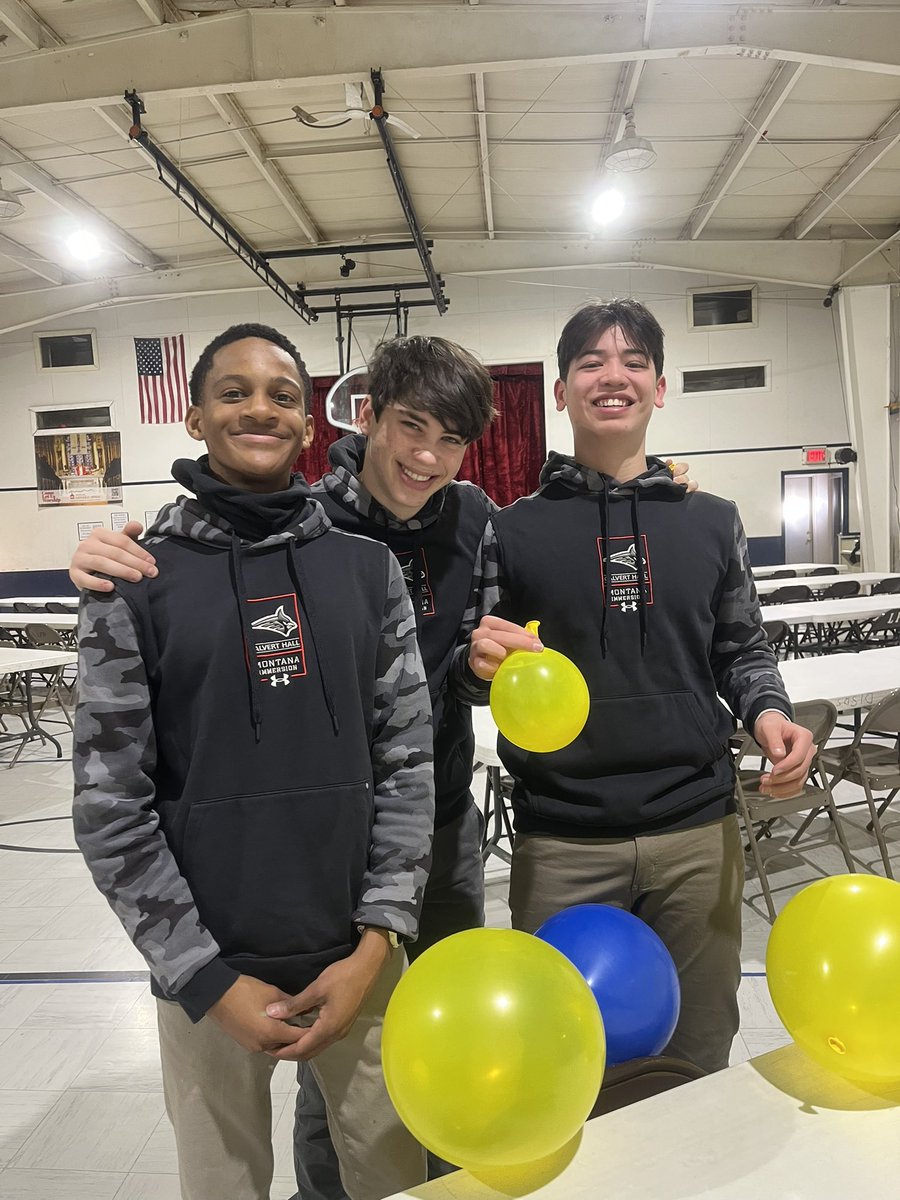 chccampusmin's tweet photo. We made it!! Decorating for Catholic Schools Week breakfast at the De La Salle Blackfeet school and getting ready for Mass. #MontanaImmersion2025 #TotallyYours https://t.co/HnewvV89rH