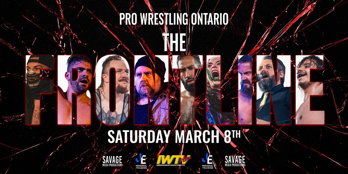 🌐EVENT ANNOUNCEMENT🌐

Join us on March 8 as PWO presents The Frontline!

With our new partnership with North Pro, you never know who might show up.

FEATURING <a href="/jonny_deluca/">Jonny Deluca</a>, <a href="/FuerzaLives/">El Diablo 👹</a>, <a href="/krystalmoon_pw/">Heartless Krystal Moon</a>, <a href="/TARIKhatesyou/">TARIK</a> &amp; more!

Tickets on sale via:
pwofrontline.eventbrite.com