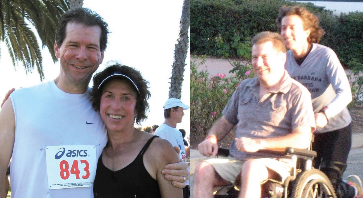 Hal and Fran Finney running together over the years. 