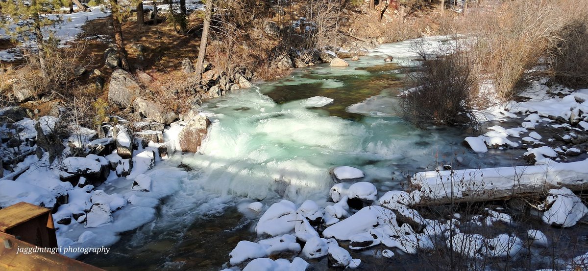 Things are getting icy! 
Probably the worse snow year I have seen where I live in the Idaho back country. 🤔