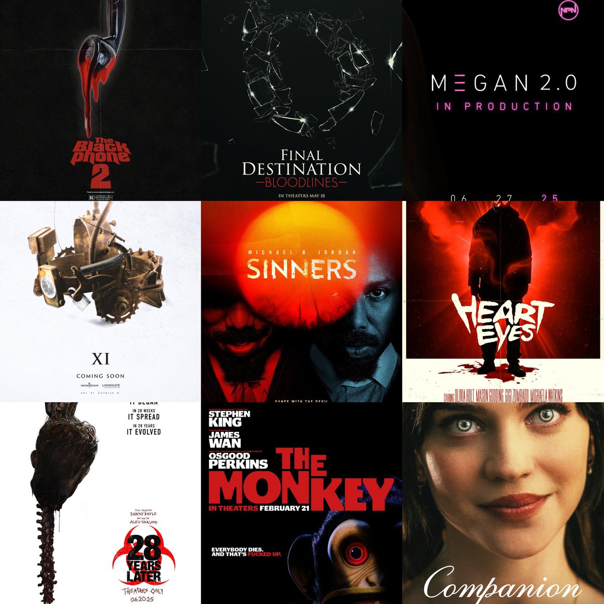 UnCinefago's tweet photo. ¿Qué película de terror esperáis con más ganas este año? https://t.co/Iw3kKdsw15