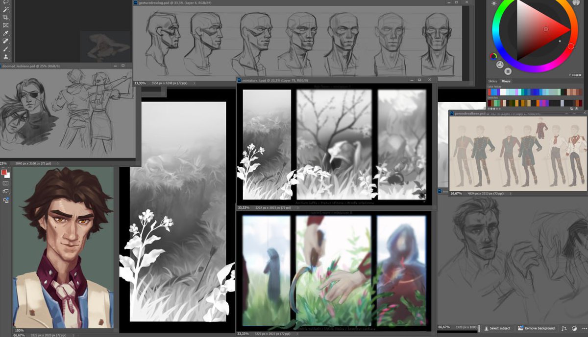 romanchesco's tweet photo. #monthly_report
Saw the ideas for monthly report type of posts + music stuff and combined them

Did more stuff for side acc then main one lel

#art #study #sketch #oc #arcane https://t.co/4duuMMurvz