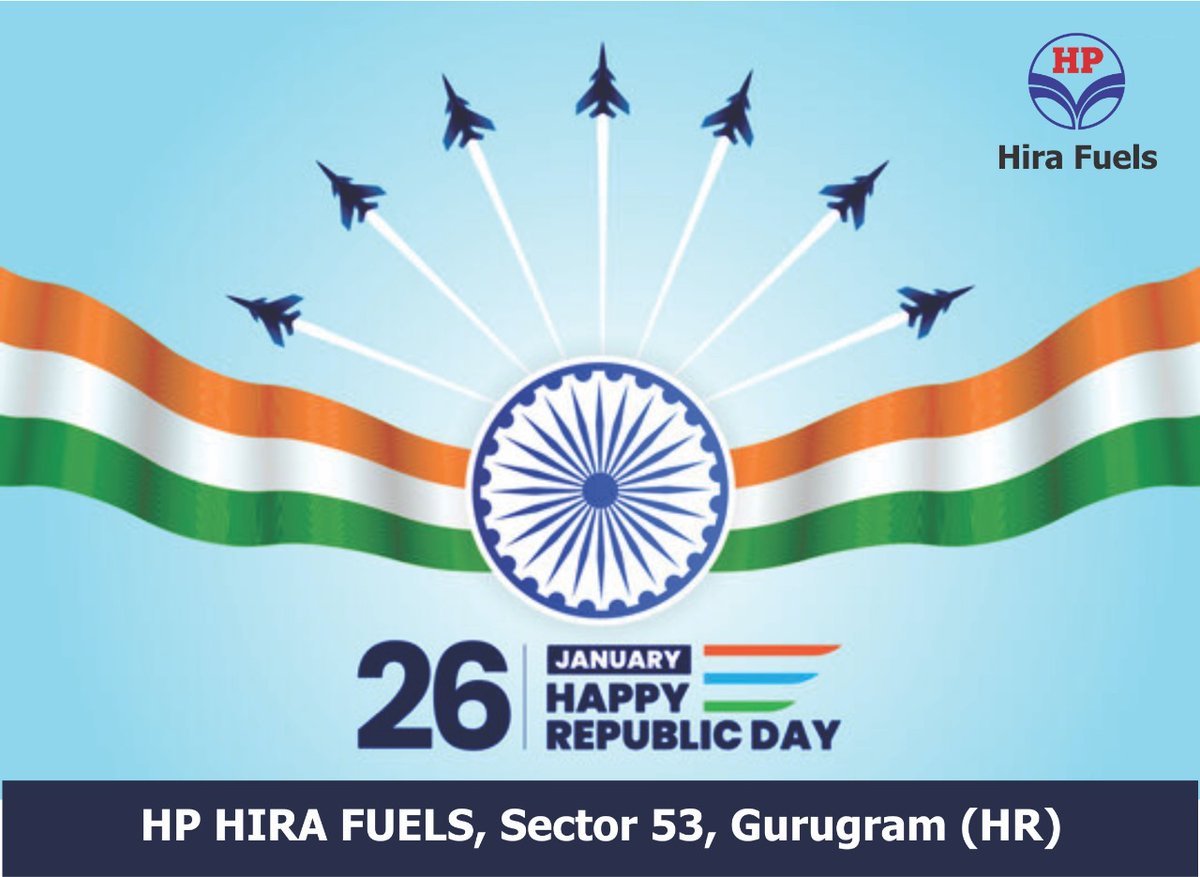 HiraFuels's tweet photo. Republic Day Celebrations at HP Hira Fuels, Sweets, Tricolor Wrist Band, Cap &amp; Flag were offered to all dear customers!!! https://t.co/0w9D52qt4a