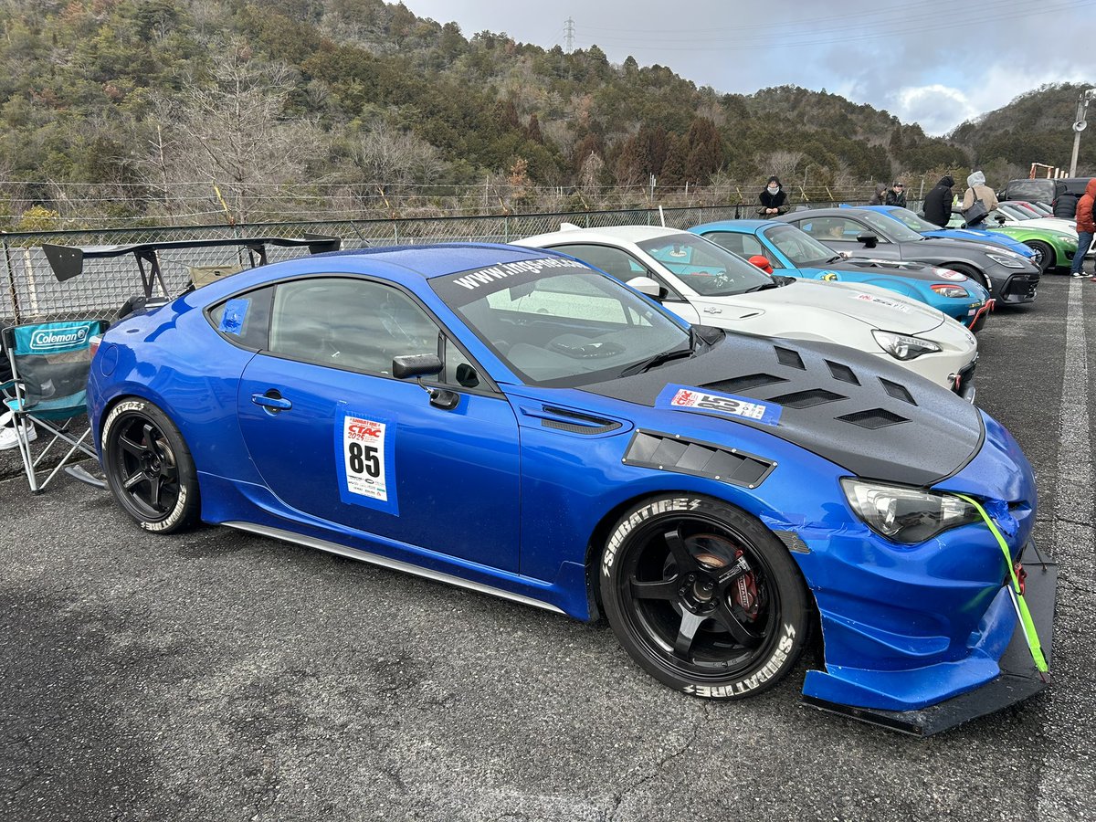Fumi000716's tweet image. 初めてのCTAC
あいにくの雨で、タイムは1:33.001となんとも微妙で全く更新できず😂

86BRZクラスでシバ履いてたの俺だけやった😭
さすがにきびしいw

ご参加されていた方、応援に来られてた方、お疲れ様でした！
また来年も出てタイム更新するぞ☺️
#CTAC2025