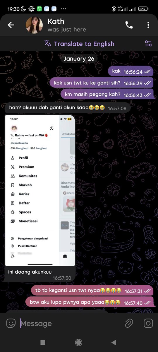 uCaciies's tweet photo. nihh yaa teman teman proof aku td sore tanyain kenapa usn twt ku keganti dan knp bisa tb tb msh ada yg nawarin acc ml di akun aku, sampe saat ini sellernya ga mau bertanggung jawab karna katanya duitnya udah diputer buat jualan lg https://t.co/WdnjXTj4hi