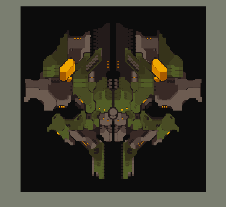 UnfuneralOD's tweet image. #spaceships #boss
#pixelart #gamedev
#dotpict #ドット絵