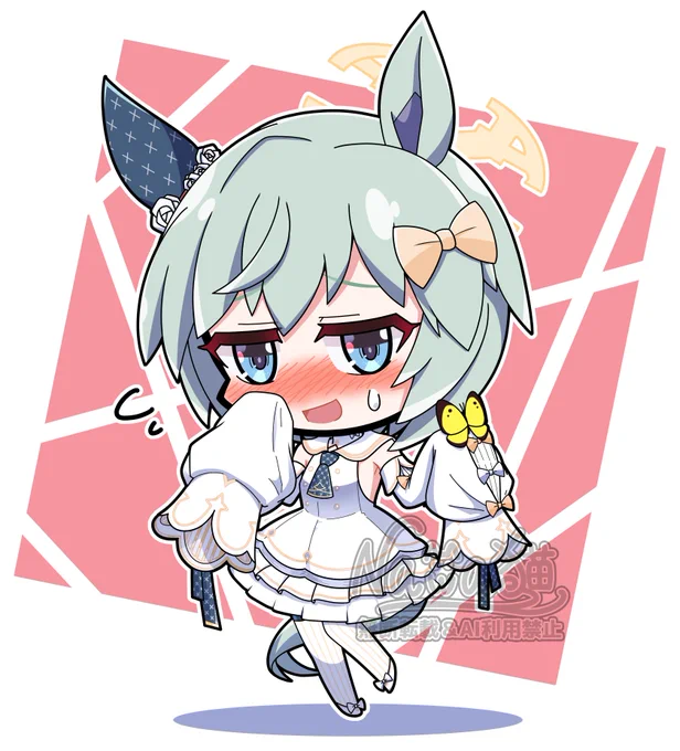skebありがとうございました!百合園セイアの服を着たセイちゃんでした。#ウマ娘 