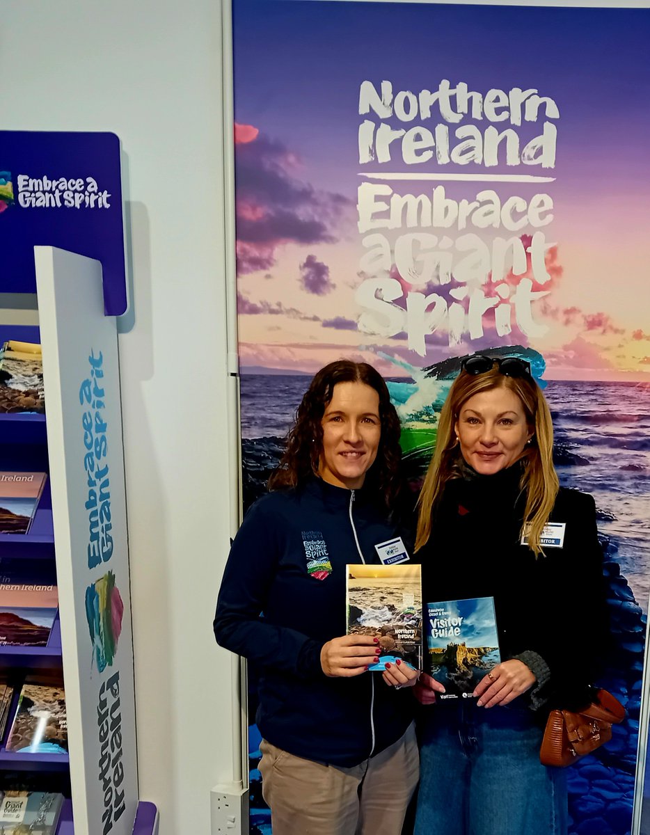 VisitCauseway's tweet photo. The Causeway Coastal Route is in great demand on the final day of Holiday World Dublin 💫 

#visitcauseway #causewaycoastalroute #embraceagiantspirit https://t.co/MjuPVi9Cnq