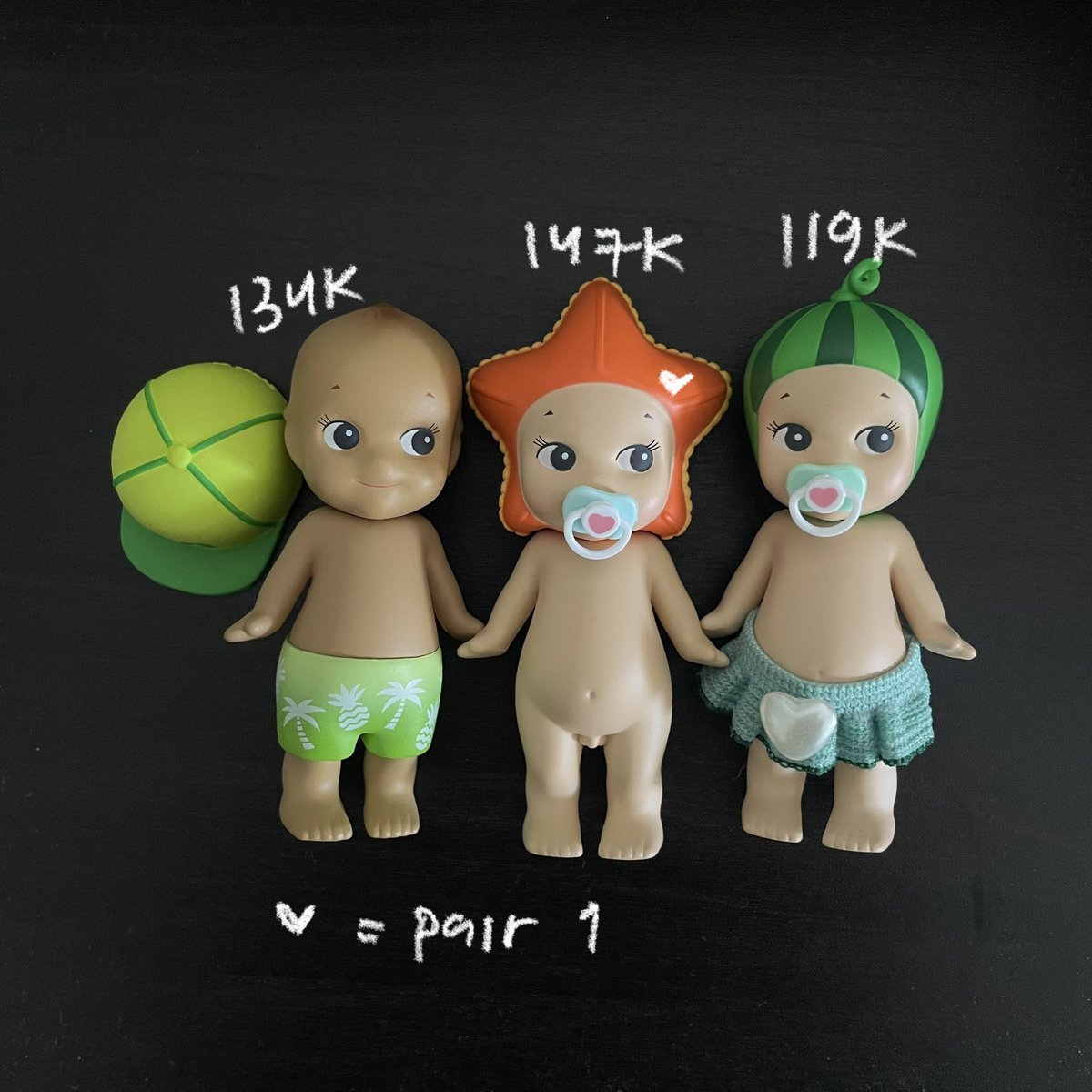 fullsuncutiee's tweet photo. wts / want to sell / lfb
⋆𐙚₊˚— sonny angel figure

⊹ summer series green
⊹ starfish
⊹ watermelon

all price inc all &amp; aft voc! 
x no sensi buyer x
dm if int

t. songel vacation refined unsealed selected ina official marine animal v1 fruit reg reguler https://t.co/cN1PIFGx8i