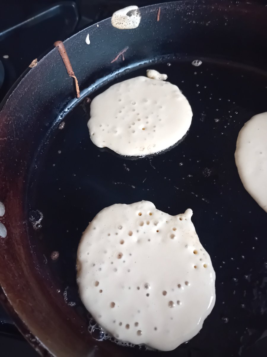 AWilsonmhealth's tweet photo. #SundayMorning 

Bit of a change for #breakfast here. Drop scones tried and nailed. 
Brownie points on the board with Mrs W!

#Cafe Wilson is open for bookings 🤣

#foodie #homecooking #HealthyEating #kitchen #mancooking #rustic #recipe #marriage https://t.co/Uxam6gnwIF