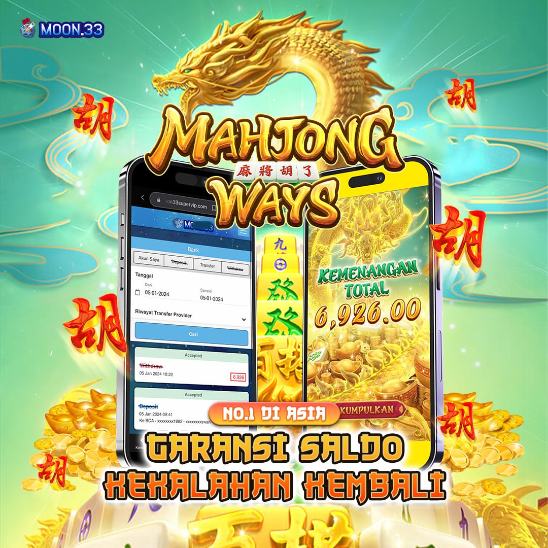 Tg. Wendy Red Sparks Hogwarts Alwi #KhilafClubJanuari Michael Oliver Hai Berrylicious

❄️MOON33 ❄️
👑 SERVER RESMI SUDAH ADA LISENSI NYA LOH 👑
🌟 100% AMAN TERJAMIN 

🚀 Daftar Disini : shorter.yurlinks.com/khanz33

#moon33 #moon33gacor #pragmaticplay #judionline