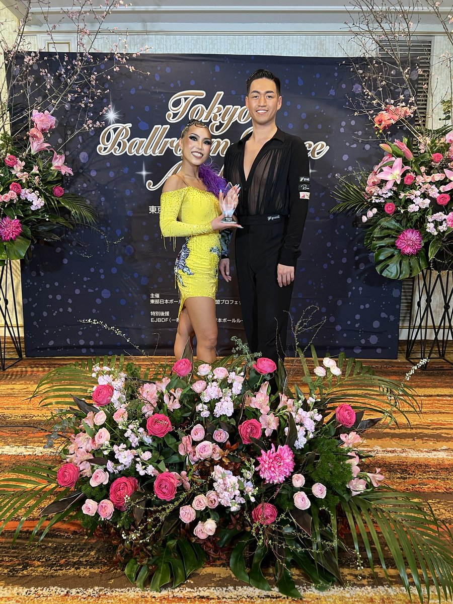 Tokyo ballroom Dance Academyにて敢闘賞受賞、また東部グランドファイナルランキングCD級1位🥇を獲得し、表彰して頂きました！！！
伝統ある場で踊らせて頂き大変光栄です。

今後も中田・杉原組の活躍をご期待下さい。