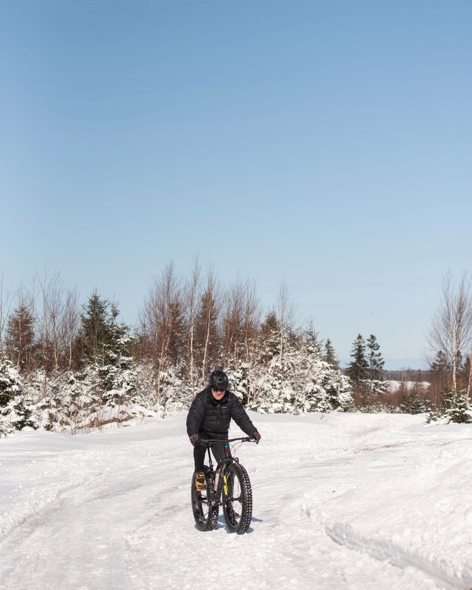 The Glasgow Hills Trails are open and regularly groomed, making it the perfect place for some outdoor adventure and exercise. 

Interested in Fat Biking? They have rentals!
🚲 Must be reserved ahead of time
🚲 $15 per hour  
🚲 Call 1-902-621-2200 ext. 1 for details