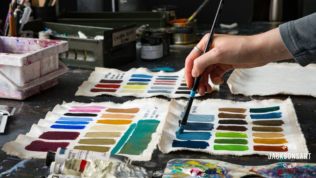 jacksons_art's tweet image. In honour of Paula Rego&apos;s (1935-2022) birthday, we wanted to share our blog article which explores the colour palettes she used over her prolific oeuvre. l8r.it/ZA3O #artmaterials #oilpainting #paularego #colourpalette
