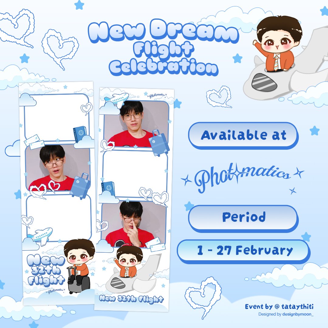 tataythiti's tweet photo. 𝑵𝒆𝒘 𝑫𝒓𝒆𝒂𝒎 𝑭𝒍𝒊𝒈𝒉𝒕 𝑪𝒆𝒍𝒆𝒃𝒓𝒂𝒕𝒊𝒐𝒏 ✈

Newwiee Birthday
Photo Frame Event 🐻‍❄️ by: @tataythiti

Photomatics : 01-27 February 2025
📍 : Available at @photomaticsid

Let’s celebrate Newwiee’s birthday and don’t forget to tag @tataythiti! 💓
#32ndNewwieeBDWonderland https://t.co/CzGVFSvQ1e