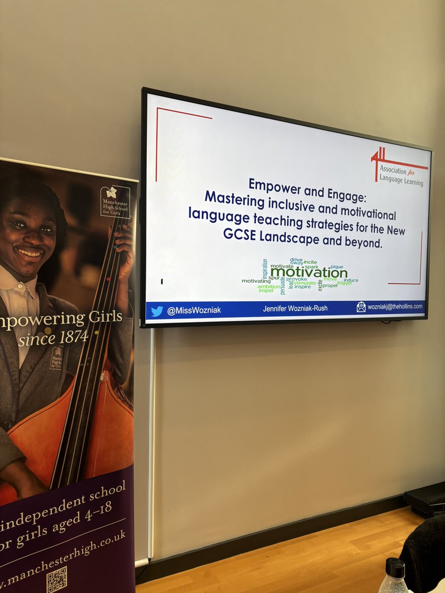 Thanks <a href="/ALLManchester/">ALL Manchester</a> and Manchester High School for Girls for having me present yesterday. I have thoroughly enjoyed it.