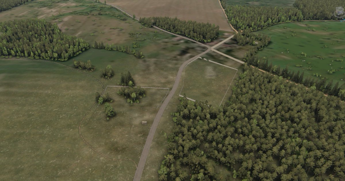 The Foundation for the V2.0 rework is almost done, meaning that the surfaces, forests and such are soon finished. That means that soon i can finally start working on the details, infrastructure and in the end a complete Village rework.

#ArmaReforger