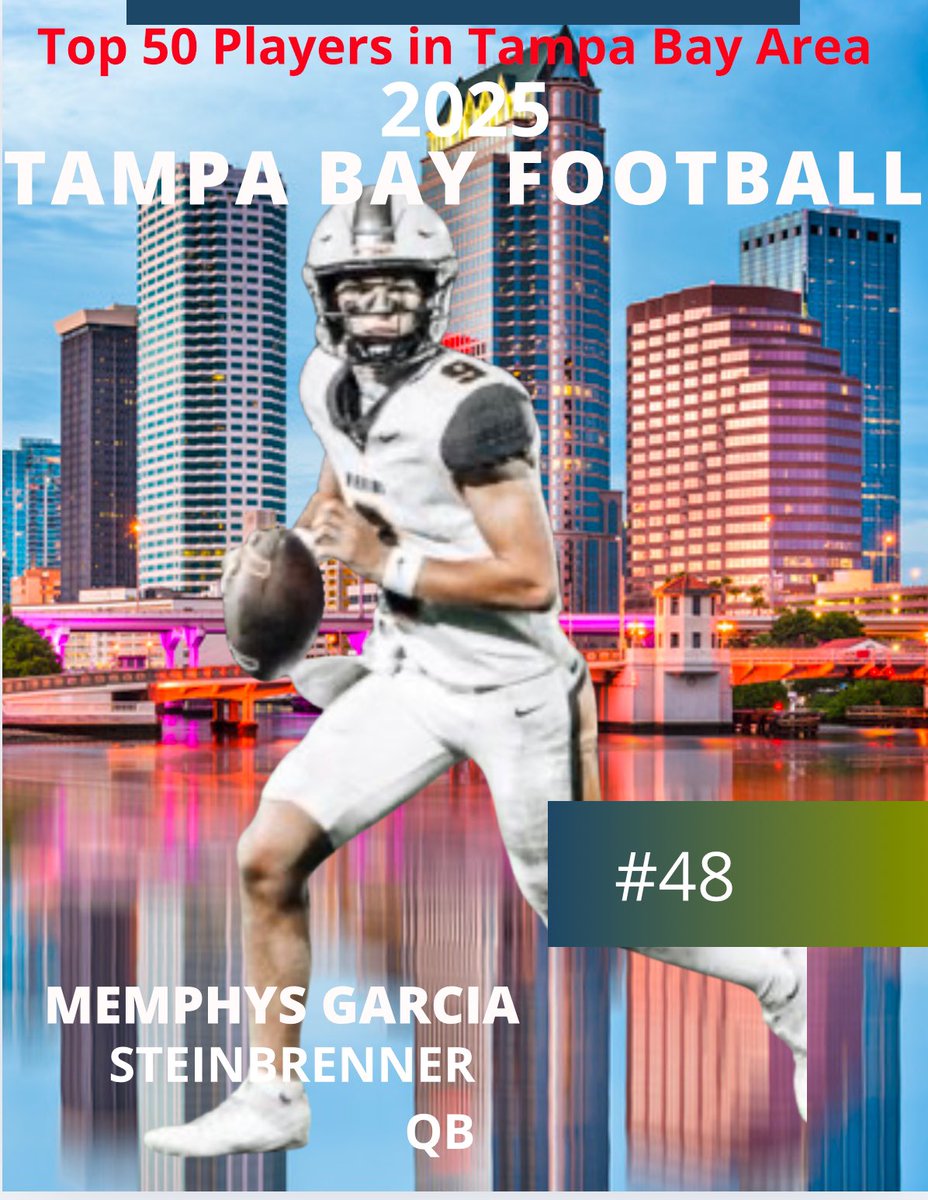 Tampa Bay Football (@tampafootballfl) on Twitter photo Big play waiting to happen. Agile and strong. Plays the game hard and fast. <a href="/Memphysgarcia15/">Memphys Garcia</a> <a href="/SteinbrennerFB/">SteinbrennerFootball</a> Big play waiting to happen. Agile and strong. Plays the game hard and fast. <a href="/Memphysgarcia15/">Memphys Garcia</a> <a href="/SteinbrennerFB/">SteinbrennerFootball</a>