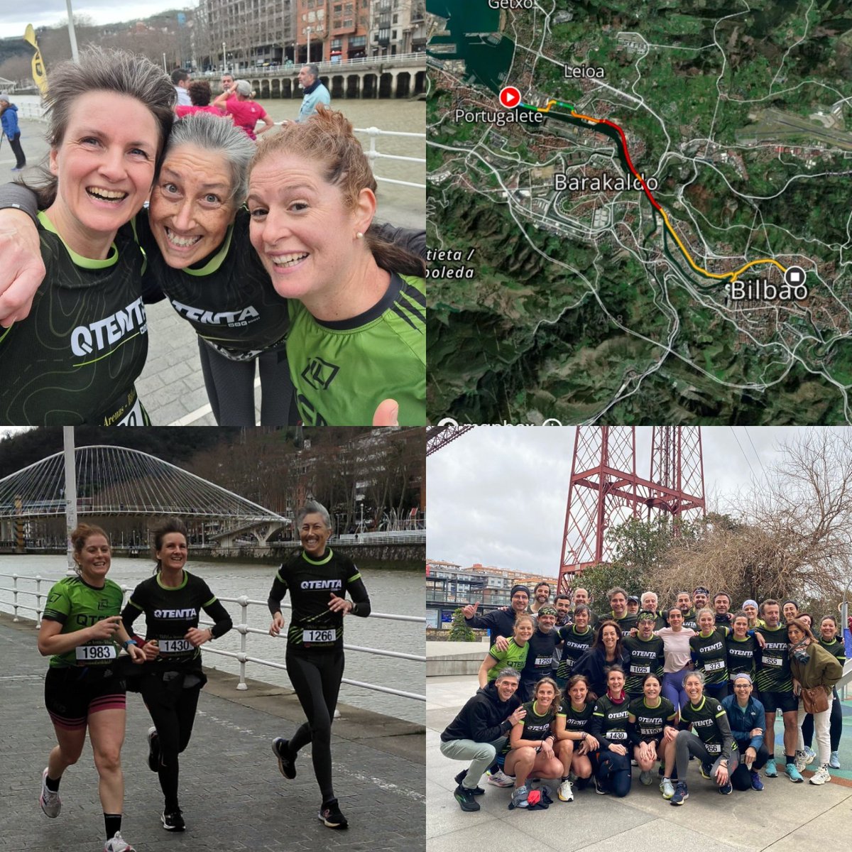 Carrera con dorsal!💚 Primera del año!🤗 #LasArenasBilbao 12km.  Con la fuerza de QTENTA 💚 todo es más fácil 
<a href="/ImanolLoizaga/">Imanol Loizaga</a> 💚
