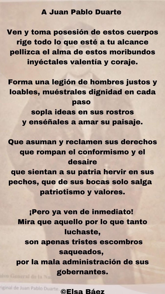 A Juan Pablo Duarte