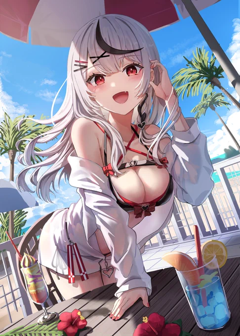 卒業ライブ最高だった!!本当に今までたくさんの感動をくれてありがとうございました!これからも沙花叉大好きです!!!今まで描いた沙花叉で最大級の感謝を!!#さかまた飼育日記 #沙花叉クロヱ卒業ライブ 