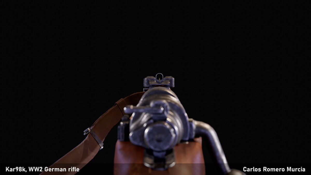 CarlosRomeroFNX's tweet photo. Kar98k, WW2 German rifle

The well known Mauser Karabiner 98k (Kar98k), a German rifle from the 2nd World War. Game-ready, each piece of the rifle made independently, rigged and ready to animate.

Check this out at my Artstation: https://t.co/CBYNStUoFF https://t.co/LC2HeHGzjC