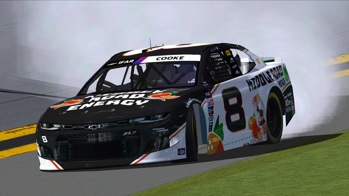 SCR_NR2003's tweet photo. @JerryCooke70 scores SCR’s first @IFAR_NR2003 victory since Season 10, taking his first with the team as well!

@Talha48142 qualified a strong P6, but was unable to convert it into the points despite his good efforts.

#essereSCR💙 https://t.co/Y09mEZK6yJ